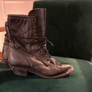 Durango leather lace up boots